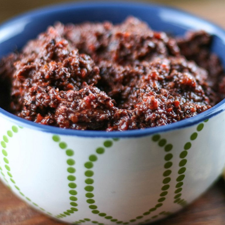 Black Olive & Sundried Tomato Tapenade 5 oz jar